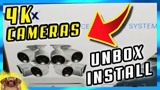 UNBOXING amp INSTALL LOREX 4k NVR 8 Channel Security Camera System [upl. by Nogem229]