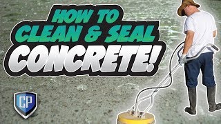 DIY How to Clean and Seal Concrete [upl. by Carlyle]