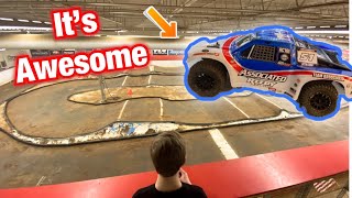 Team Associated Pro SC10 2wd First run at the off road track Hoosier RC Hobbyplex [upl. by Anneehs]