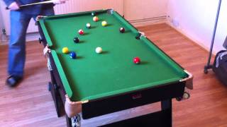 Snooker Table Folding 5ft BCE Riley Black [upl. by Brantley]