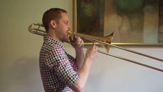 F Major Scale  Trombone [upl. by Lavoie]