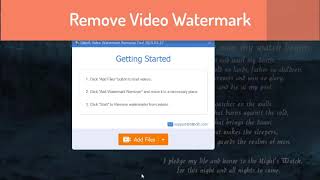 How to Remove Video Watermark Gilisoft Watermark Removal Tool [upl. by Lengel34]