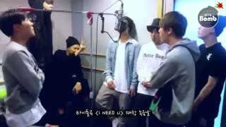 BANGTAN BOMB Recording I NEED U chorus in BTS choir  BTS 방탄소년단 [upl. by Leva]