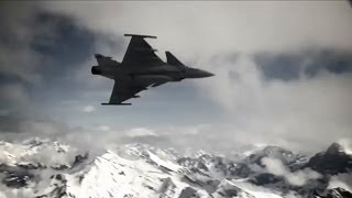 Gripen flight demonstration at Axalp [upl. by Nnaitak]