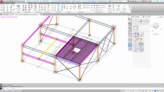 Advance Steel  How to create claddings on a roof opening [upl. by Cutler]