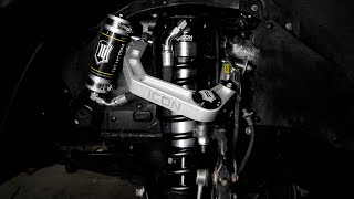 How to Install Front ICON Suspension Stage 8 Kit wBillet Aluminum UCAs 2019 Toyota Tacoma 3rd Gen [upl. by Petuu939]