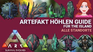 ARTEFAKT und HÖHLEN Guide für TheIsland  ARK Survival Evolved [upl. by Eltsirc]