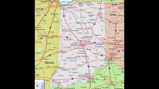 map of Indiana [upl. by Westland]