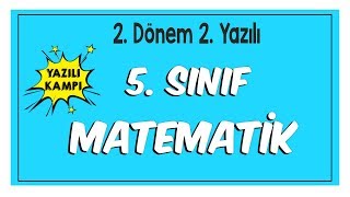 5Sınıf Matematik 2Dönem 2Yazılıya Hazırlık [upl. by Hsak]