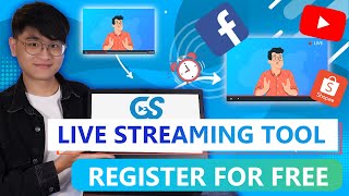 GOSTREAM  LIVESTREAM FASTER EASIER  Livestream from prerecorded video and many more features [upl. by Drucill]