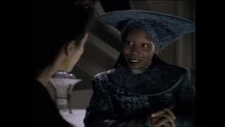 Whoopi Goldberg and Marina Sirtis Scene  Star Trek The Next Generation [upl. by Sedrul]