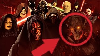 EVERY STAR WARS SITH EVER [upl. by Eanyl]