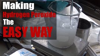 How to Make Hydrogen Peroxide  The Easy Way Attempt 1 [upl. by Adlog]