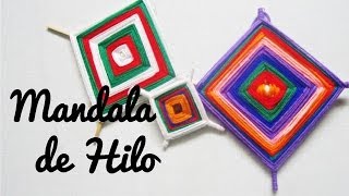 Mandala de Hilo Manualidad 120 [upl. by Errol]