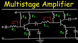 Multistage Transistor Audio Amplifier Circuit [upl. by Esdnyl]