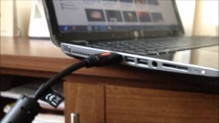 How To Connect Your LaptopComputer Using A HDMI Cable [upl. by Freddy]