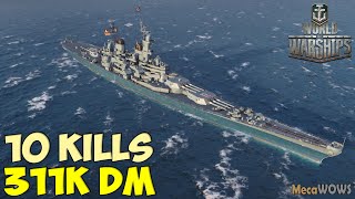 World of WarShips  Missouri  10 KILLS  311K Damage  Replay Gameplay 4K 60 fps [upl. by Taam]