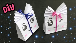 💖 VOUWEN MET A4 PAPIER 💖 CADEAUTASJE VOUWEN 💖 DIY CUTE KAWAII KNUTSELEN [upl. by Mohorva]