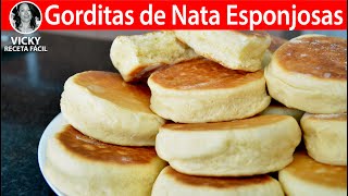 Gorditas de Nata Esponjosas  VickyRecetaFacil [upl. by Ahcsim]