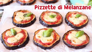 MELANZANE AL FORNO Saporite e Facili  Ricetta Facile  PIZZETTE DI MELANZANE [upl. by Beal543]