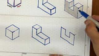 Isometric Drawing Intro [upl. by Saref]