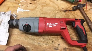 Disassembly of Milwaukee SDS hammer drill [upl. by Frankhouse]