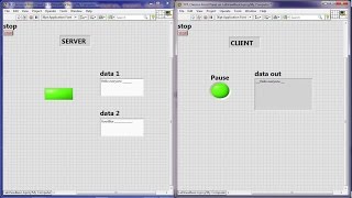 LabView Basic 14  TCP [upl. by Nesta]