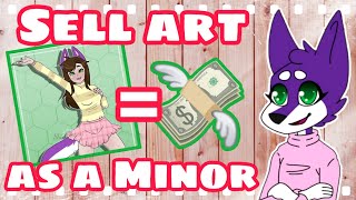 Commissions 101  Sell Art as a Minor [upl. by Marasco]