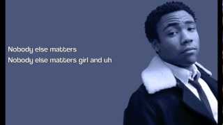 Childish Gambino  LES Lyrics on Screen [upl. by Ecnatsnok]