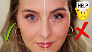 The BEST CONCEALER HACK for a Flawless Smooth Undereye  STOP creasing settling amp dryness [upl. by Saul]