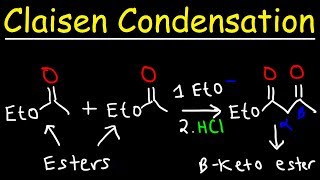 Claisen Condensation Reaction Mechanism [upl. by Bornie]