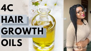 7 Best Oils for Natural 4c Hair Growth IGBOCURLS [upl. by Hsan]