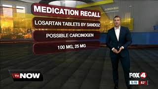 Blood pressure drug recall Sandozs losartan potassium hydrochlorothiazide [upl. by Anrat]