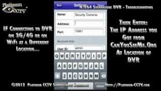 Problems viewing cameras on iPhone or Android Phone  DVR700x Standalone DVR [upl. by Anilatsyrc]