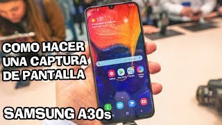 SAMSUNG A30s 👍Cómo Hacer una Captura Screenshot FÁCIL 📲 OrientadorMovil [upl. by Ettore]