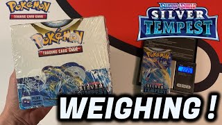 Weighing a Silver Tempest Booster Box [upl. by Fanchie]