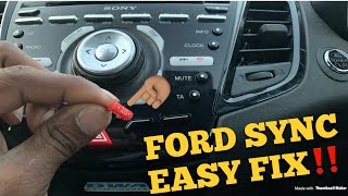 Ford Sync Bluetooth Fix EASY [upl. by Greeson]