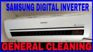 SAMSUNG DIGITAL INVERTER SPLIT TYPE AIRCON  AIRCON CLEANING [upl. by Tonina]