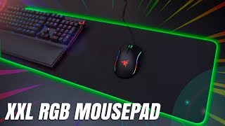 Razer Goliathus Extended Chroma  Ultimate Large RGB Mouse Pad [upl. by Oicneserc]