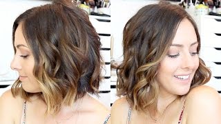 How To Curl Hair With A Straightener amp Curling Wand [upl. by Brad]