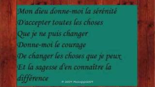 LA SÉRÉNITÉ CHANTÉ PAR DANIELLE GAUTHIER [upl. by Nama]