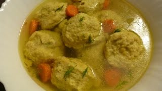 Chicken Matzo Ball Soup Recipe [upl. by Melita]