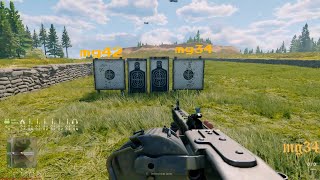 mg34 vs mg42 full auto accuracy enlisted [upl. by Elfie]