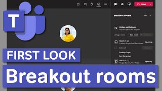 Microsoft Teams  Virtual Breakout Rooms  First Look [upl. by Attiuqram925]