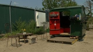 Man Transforms Dumpster Into State Of The Art Home [upl. by Lynelle332]