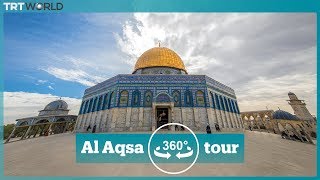 360 tour of Al Aqsa compound [upl. by Alexine]