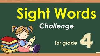 Sight Words for Grade 4 with Teacher Calai [upl. by Nyllewell641]