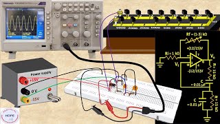 Design Wien Bridge Oscillator op amp [upl. by Tingey]