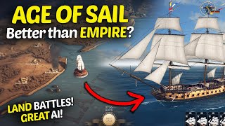 AGE OF SAIL Realistic Land amp Sea Battles  Gameplay Review [upl. by Llennahc]