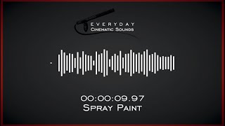 Spray Paint  HQ Sound Effects [upl. by Ekul]